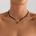 Diamond Love Zircon Pendant Creative Love Chain Collarbone Chain Sweet Cool Sexy OT Buckle Necklace_ipsvogv.com