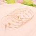 Handicrafters With Simple Diamond Inlay, Metal Rudder, Arrow, Heart Shaped Thin Bracelet, Open Hand Decoration_ipsvogv.com