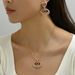 Fashion hip-hop style women's necklace, personalized love, devil's eye, niche design, earrings, long chain_ipsvogv.com