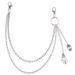 Fashion Trend Personalized Skull Ghost Hand Pendant Double Layer Heavy Metal Chain Male Female Same Style Halloween_ipsvogv.com