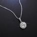 Classic Necklace Women's Fashion and Elegance One Carat Round Bag Collar Chain Silver Jewelry Live Broadcast_ipsvogv.com