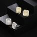 Men’s Jewelry Set Fashion Full Diamond Men's Hip Hop Earrings Micro Inlaid Zircon Trendy Geometric Earrings Hot Selling Ear Jewelry_ipsvogv.com