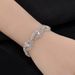 Fashion Rhinestone Bracelet For Women Simple Square Geometric Diamond Bracelet Shiny Wedding Accessories_ipsvogv.com