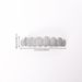 New Style One Row 8 Teeth Micro Inlaid Copper Zircon Hip Hop Exaggerated Braces_ipsvogv.com