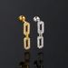 Unisex full diamond ear bone studs female screw twist ball zircon lip print love piercing ear studs cross border fashion earrings_ipsvogv.com