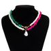 Personalized Turquoise Pattern With Versatile Accessories, French Minimalist Pearl Necklace_ipsvogv.com
