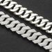 Meisa New Hip Hop 18MM Four Row Zircon Diamond Cuban Chain Personality Trend Necklace Men's Micro Inlaid Hip Hop Chain_ipsvogv.com