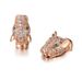 Creative Personality Cartoon Full Diamond Micro Inlaid Zircon Leopard Head Four Color Bracelet Spacer Bead Jewelry Accessories_ipsvogv.com