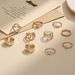 Hot Selling Ring Fashion Twisted Geometric Spring Animal 10 Piece Set For Women_ipsvogv.com
