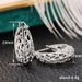 Cao Shiagete Wind Carving Hollow Pattern Exaggerated Banquet Buckles Vine Earrings_ipsvogv.com