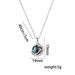 Women's Fantasy French Super Immortal Planet Necklace Micro Set Zircon Star Moon Blue Starry Sky Collar Chain_ipsvogv.com