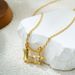 Real Gold Cowboy Boots Five Pointed Star Necklace Regular Long Chain Men And Women Pendant Necklace_ipsvogv.com