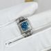 and Elegant Zircon Fashionable Full Blue-green Diamond Ring, Internet Famous Men's Starlight Trendy Korean Version With Ring,_ipsvogv.com