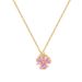 【 Titanium Steel 】 Three Petal Flower Zircon Fashion, Light Luxury Temperament, Gorgeous Full Diamond Necklace, Women's_ipsvogv.com