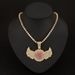 Hip Hop Fashion Men's Alloy Full Diamond Red Love Angel Wings Pendant With Tennis Chain_ipsvogv.com