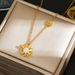 Internet Celebrity Instagram Daisy Titanium Steel Necklace, Female Niche Design, Cool And Versatile Collarbone Chain_ipsvogv.com