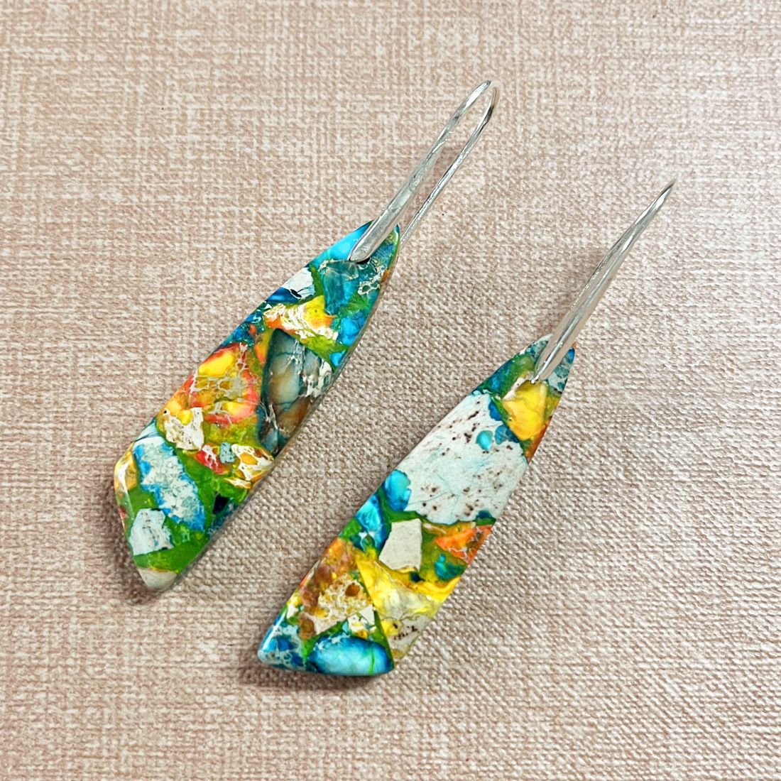 New Bohemian Natural Stone Pendant Earrings Earrings Popular Retro Jewelry_ipsvogv.com