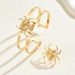 Hip hop style women's arm ring set, personalized spider niche design, versatile and adjustable opening bracelet_ipsvogv.com