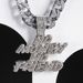 Fashion Brand Full Dia Necklace Jewelry Versatile For Men And Women Hip Hop English Letter Single Pendant_ipsvogv.com