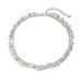 Fashionable Liquid Lava Metal Texture Choker Irregular Geometric Distortion Design Collar For Women_ipsvogv.com