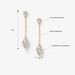 Simple Temperament Fashion Earrings New Drop Chain Pendant Earrings Temperament Inlaid Zircon Earrings_ipsvogv.com