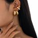 5-Piece Set C-type CCB Mixed And Matched Earrings Set 2025 Spring And Summer Simple Fashion Internet Celebrity Versatile Temperament Jewelry_ipsvogv.com