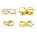 Women’s Jewelry Set Fashion Hot Sale Real Gold Brass Electroplating Fashionable And Simple Micro Inlaid Zircon Earrings Temperament Versatile Earrings_ipsvogv.com