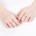 Pure Open Korean Edition Live Interwoven Love Couple Ring Pair Silver Jewelry_ipsvogv.com
