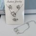 Creative Gift Set Versatile Women's Simple Love Heart Jewelry Necklace Bracelet Earrings Hand Chain Ideal For All Occasions_ipsvogv.com