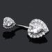 Women's Jewelry Love Belly Button Ring Creative Zircon Belly Button Belly Button Piercing Jewelry_ipsvogv.com