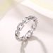 Cao Shi Ring Women's Chain Striped Diamond Zircon Index Finger Ring Temperament Net Red INS Ring Copper Jewelry_ipsvogv.com