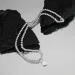 Womens Love Heart Designer Pendant Necklace Jewelry Lovely Cute Pink Blue Beads Sier Link Chain Choker Necklaces Gift_ipsvogv.com