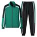 Men's Clothing Spring and Autumn Men's New Casual Sports Suit Youth Fashion Stand Collar Cardigan Two piece Jacket Men_ipsvogv.com