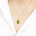 Cat Eye Stone Peacock Pendant Female Internet Celebrity Live Streaming Sand Gold Jade Ethnic Style Xiang_ipsvogv.com