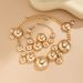 Fashionable Texture Metal Smooth Round Pendant With Heavy Chain And Collarbone Necklace Design_ipsvogv.com