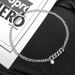 Hip Hop Simple Couple Retro Bracelet Design High Street Men And Women Cuban Diamond Pearl Stitching Necklace_ipsvogv.com