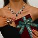 Women’s Jewelry Set Fashion Zircon Heavy Necklace And Earrings Set Luxurious And Atmospheric Set Christmas Gift Set With Gift Box_ipsvogv.com