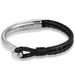 Jewelry Simple and Fashionable Curved Buckle Stainless Steel Hand Rope Genuine Leather Multi Layer Bracelet_ipsvogv.com