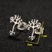 creative personality tree of life earrings Bohemian style gold color preserving electroplating jewelry_ipsvogv.com