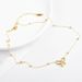 2024 Summer New Korean Edition Titanium Steel Small Form Design Cute Hollow Bow Pendant Necklace Collar Chain_ipsvogv.com