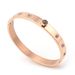 Men And Women's Jewelry Fashionable Rose Gold Titanium Steel Projection Bracelet Bracelet Simple Bracelet_ipsvogv.com