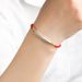 Dragon Knot Six Character Mantra Bracelet 999 Foot Silver Gold Plated Red Thai Longpo Weaving Hand Rope Women's Style_ipsvogv.com
