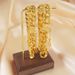 Luxurious Gold-plated Frosted Cuban Chain Bracelet Women, Hip-hop Style, Suitable For Weddings And Daily Glamorous_ipsvogv.com