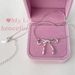 Sterling Silver Ribbon Bow Necklace Women, Niche High-End Clavicle Chain, Mori Style Korean Version, Elegant Lady Neck_ipsvogv.com