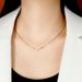 S925 Sterling Silver Broken Silver Necklace Light Luxury Ladies Fashion Niche Joker Clavicle Chain_ipsvogv.com