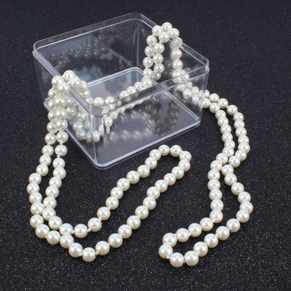Classic Multi Color Pearl Knot Necklace Korean Sweater Chain Fashion Jewelry F1080_ipsvogv.com