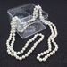 Classic Multi Color Pearl Knotted Necklace Korean Sweater Chain Fashion Accessories_ipsvogv.com