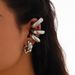 4-Piece Plastic C-shaped Smooth Twist Ear Clip Set, Hip-hop Fashion Internet Celebrity Versatile Daily Wear Ear Accessories_ipsvogv.com