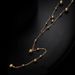 New Gold-plated Long Chain Women, Stainless Steel Round Bead Tassel Pendant Necklace For Women_ipsvogv.com