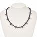 Hip Hop Rap Panther Style Niche Design Gun Black Purple Diamond Tennis Necklace Fashion Accessories_ipsvogv.com